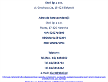Tablet Screenshot of ekoil.pl